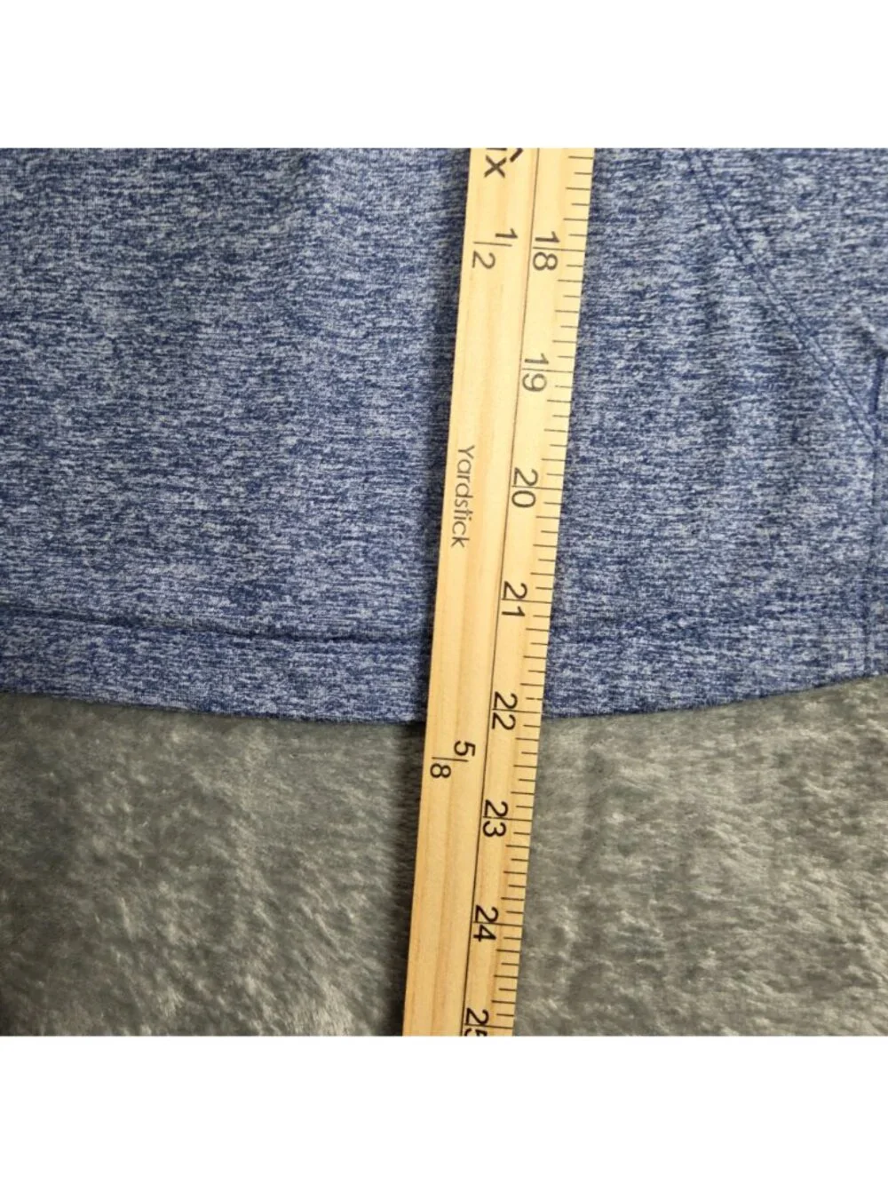 Athleta Girl Hoodie XL 14 Blue Lightweight Uptempo Cuffins Preppy Gym Pullover